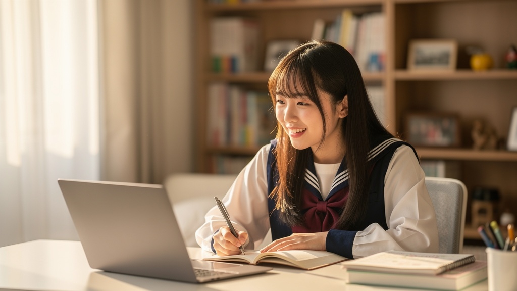 オンライン個別指導の様子